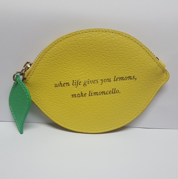 NWOT Kate Spade Lemon Wedge Coin Purse - Picture 2 of 8